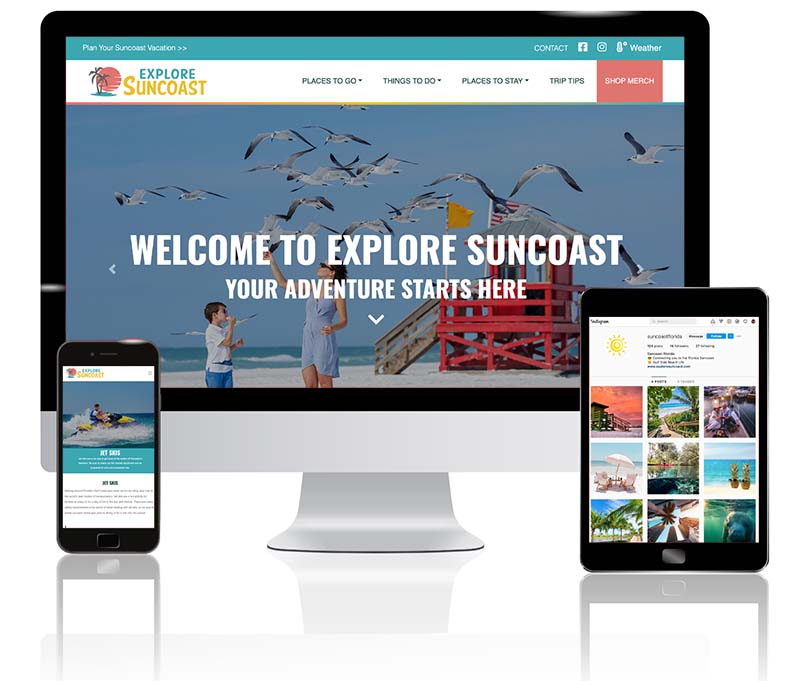 Web Design - Explore Suncoast